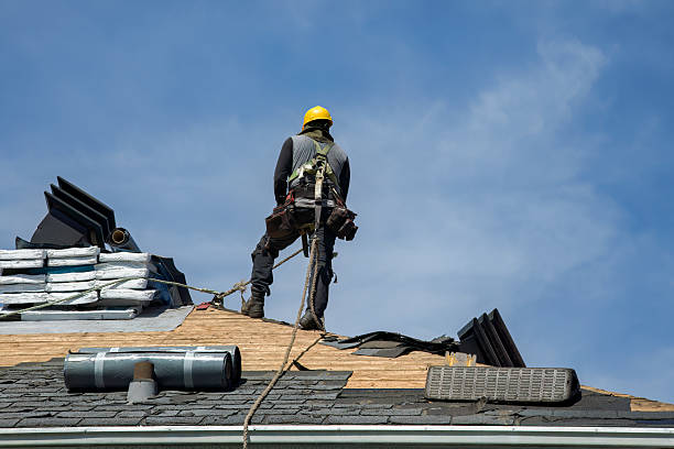 Professional Roofing technician working in Owatonna, MN